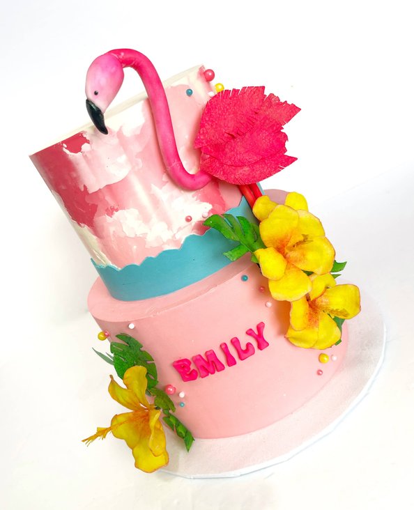 Custom birthday cake for a celebration event