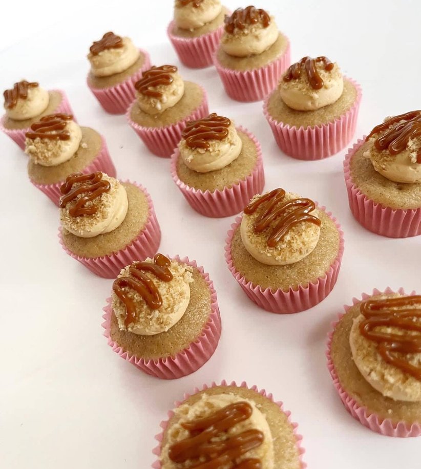 Assorted mini cupcakes by All Things Cake